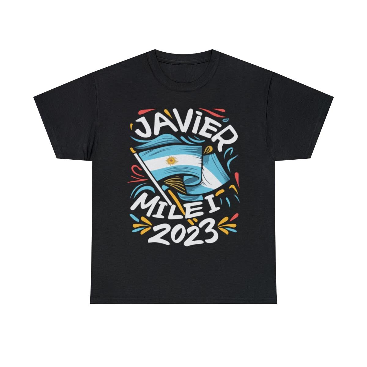 

Javier Milei 2023 For President Argentina Graphic Tee Shirt S