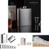 Premium Stainless Steel Hip Flask Lightweight Retro Design For Outdoor Use