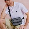 New Champion Fabric Shoulder Bag Unisex Gray Black/Black U4CACPU15