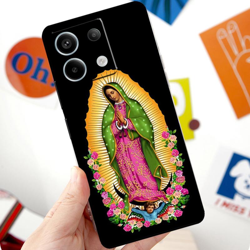 Virgen De Guadalupe Virgin Mary Funda For Xiaomi Redmi Note 14 Pro 10 11 12 13 Pro 11S 12S Case For Redmi 15 14C 12C 10C 13C