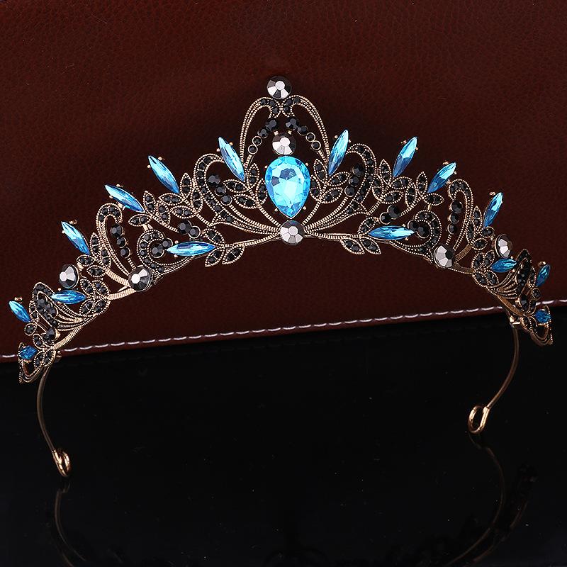 Bridal Diamond Crown Wedding Photography Matching Tiara Hair Accessories Princess Crown Girls Hairband Birthday Accessories
