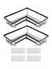 Corner Shower Storage Solution No Drill Installation Corner Shower Shelf Convenient Hooks Multiple Storage Solutions