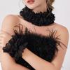 Ruffled Collar Girls Lace Victorian Collar Lapel Medieval Cosplay Victorian Ruffled Tie Collar