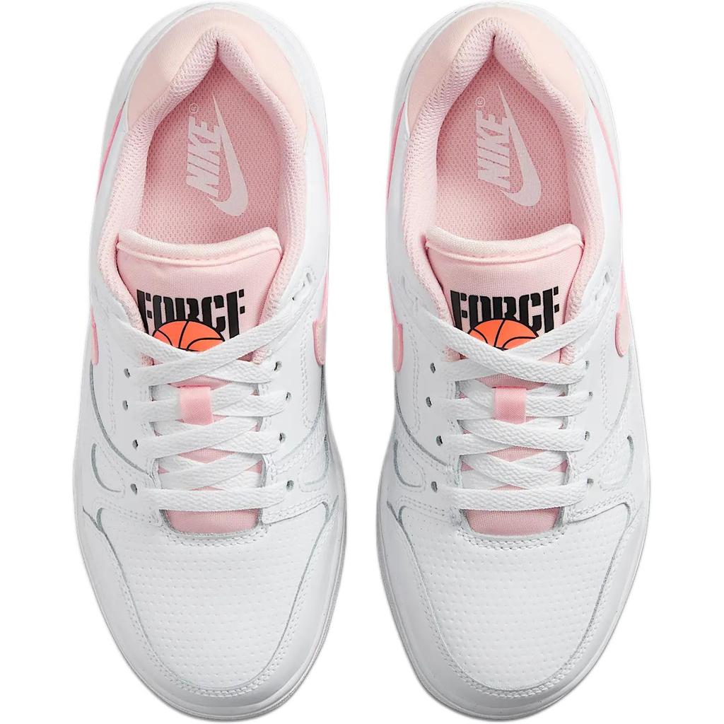 Nike Full Force Low GS Echo Pink Kids Sneakers White Bright-Mango Black FV5929-107