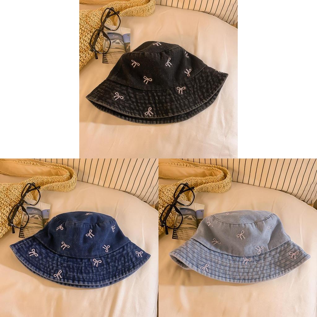 Classic Cowboy Cap With Distressed Denim And Short Brim For Sunshade And Fashion