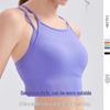 Cross-Border Spaghetti Strap Sports Bra: Shockproof, Breathable Running Vest