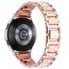 Pulseira de Diamante 20mm 22mm para Samsung Galaxy Watch 7/6/5 pro/4/Classic/active Gear s3 Pulseira de Metal Huawei GT/2/GT2/3 Pro 4 pulseira