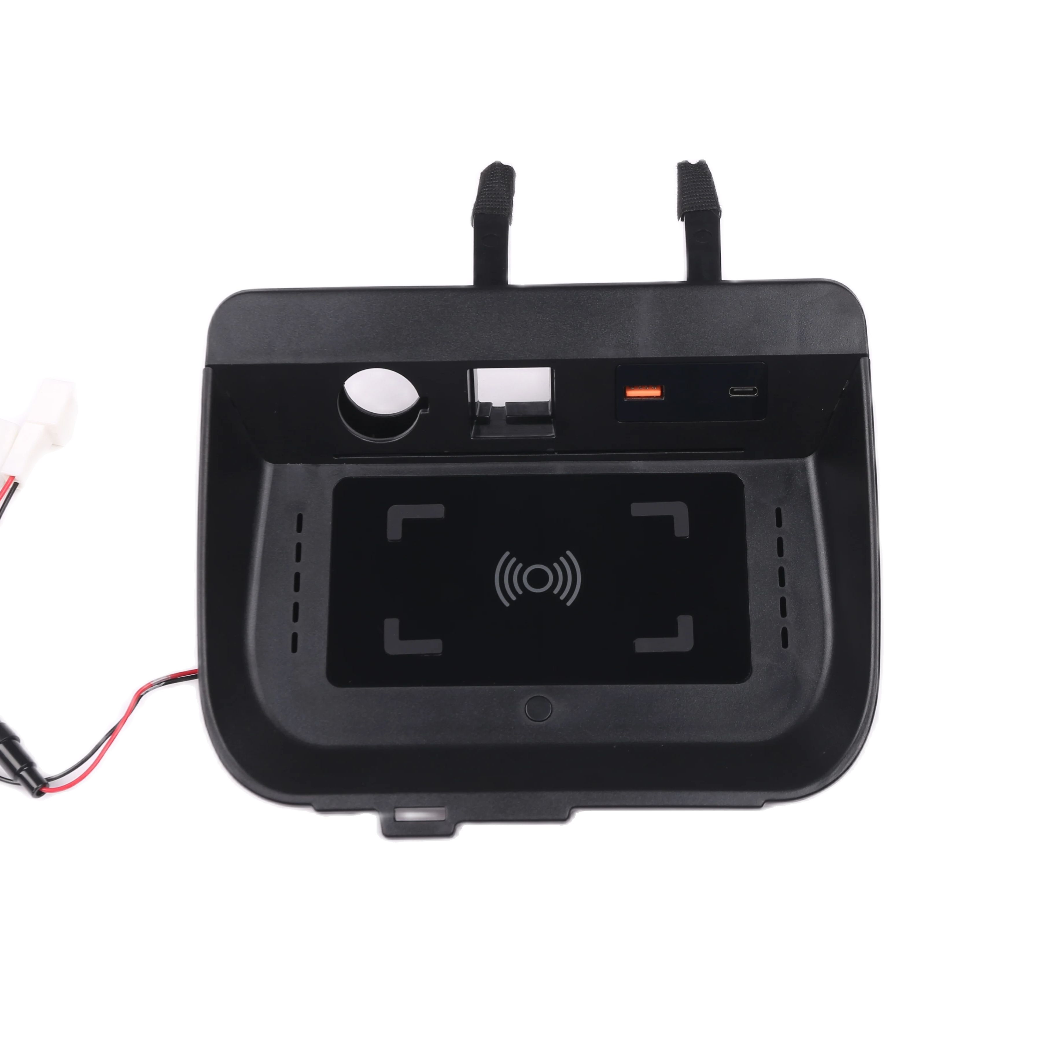 

Аксессуары для Toyota Rav4 LHD 2019 2020 2021 2022 Автомобильный держатель для телефона с быстрой зарядкой Коврик для модификации салона автомобиля 30mm чёрный