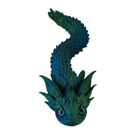 3D Printed Snake Figurine Flexible Articulated Snakes Model Stress Relief Fidget Toy for Home Office Desk Ornament Aquarium Landscape