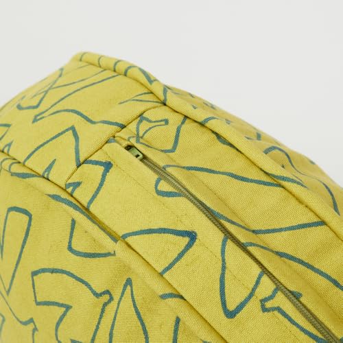 Horn Please MADE Feuille Cushion Round Yellow