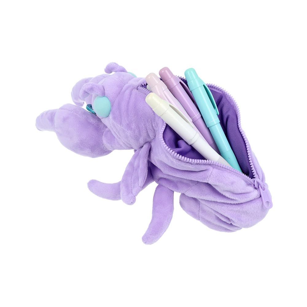 Stationery Pencil Plush Cicada S1430084 Sun-Star Case, Shell, Violet,