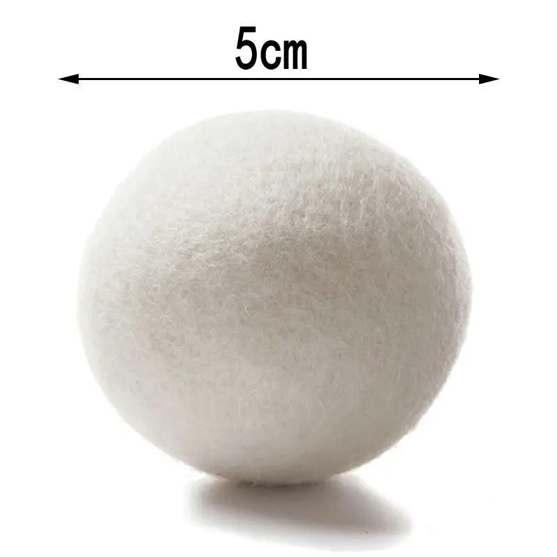 5cm Wool Dryer Balls Reusable Softener Laundry 5cm Laundry Ball Home Washing Balls Wool Dryer Balls Washing Machine accessories