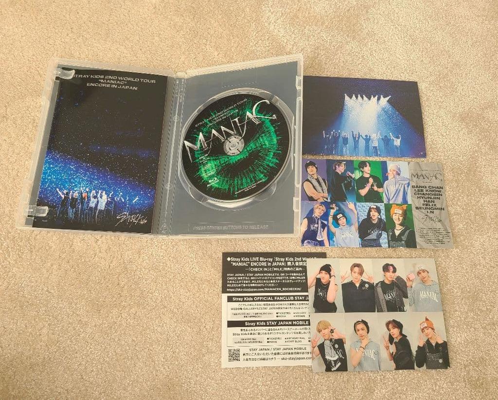 [USED] Stray Kids MANIAC Blu-ray Regular Edition