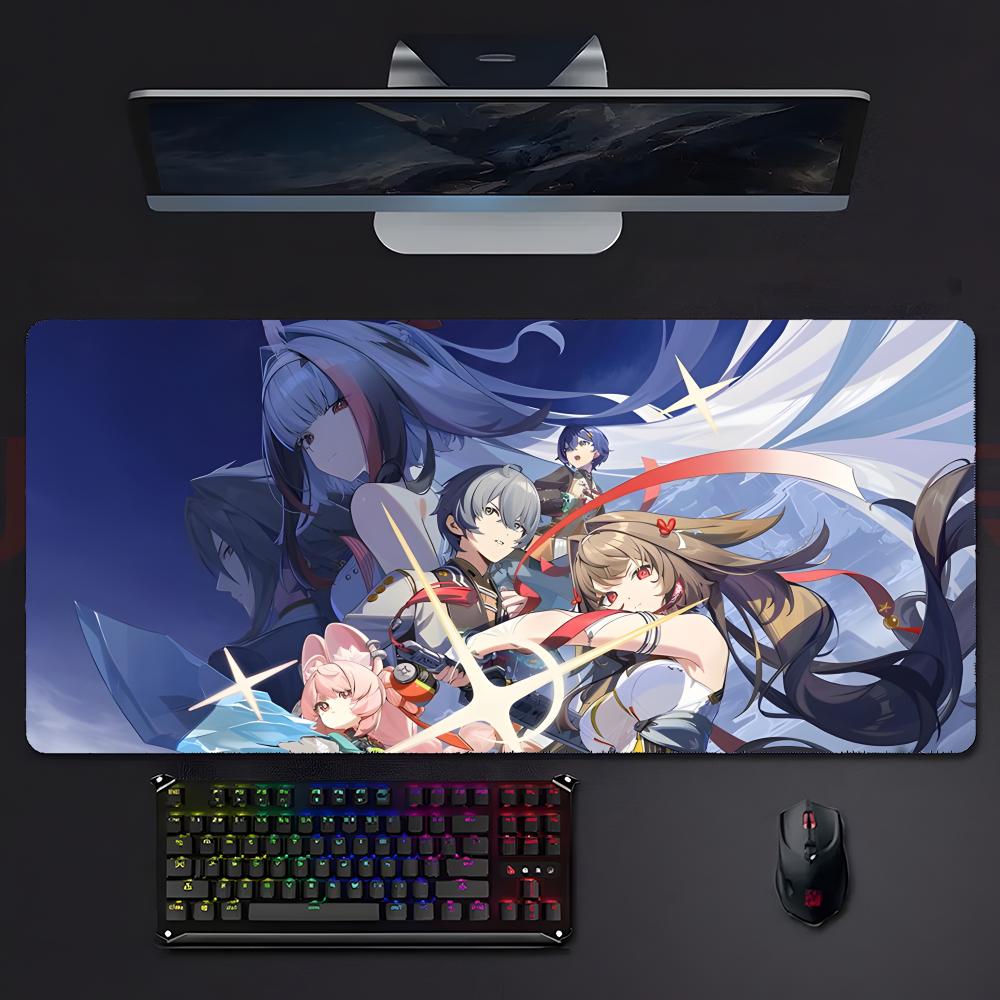 Cool Stylish Game Zenless Zone Zero Mouse Pad Large Gaming Mousepad With Stitched Edges Thickened Desk Mat Pc