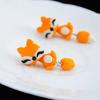 Earrings Cartoon Animal Shape Polymer Clay Handmade Ear Studs for Party