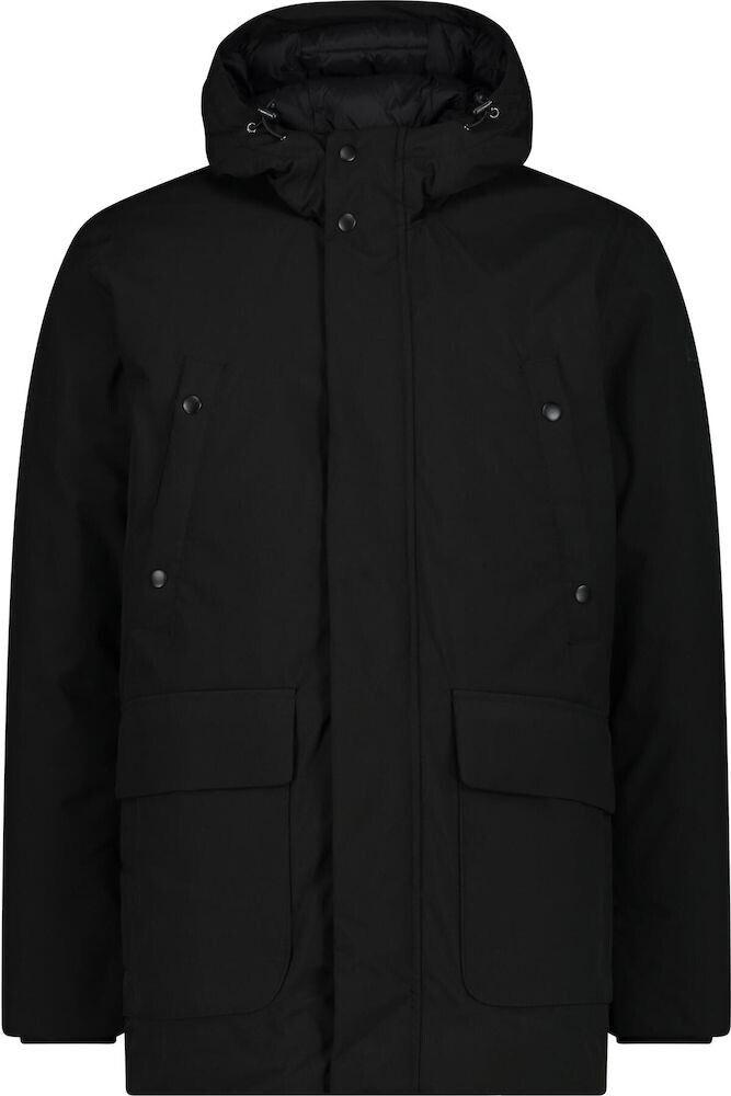 

Куртка CMP Long мужская с утеплителем из переработанного сырья Sorona и фиксированным капюшоном (34K0157) nero 48