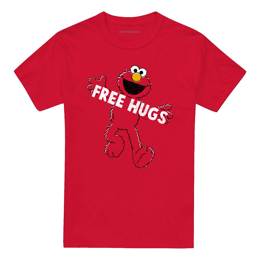 Sesame Street Unisex Adult Free Hugs T-Shirt