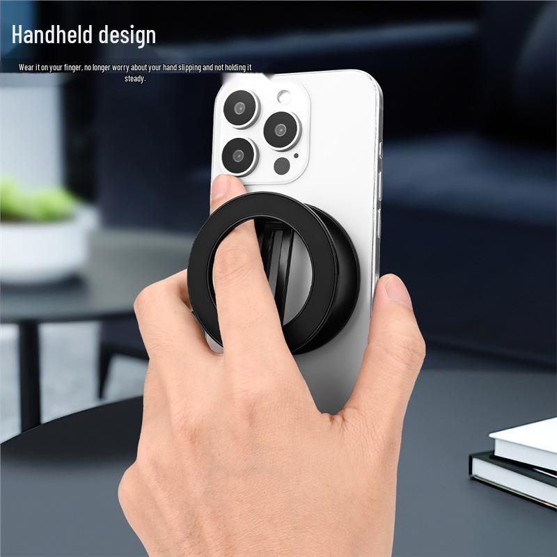 MagSafe Magnetic Double-Sided Folding Metal Phone Holder for Desktop and Office