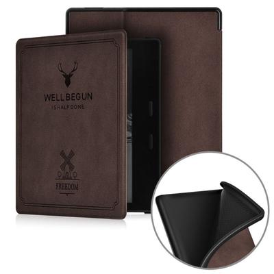 Housse Intelligente PU Cuir Auto Veille/Réveil 7 pouces Liseuse Étui Folio Résistant aux Chocs Doux pour Kindle Oasis 2/3