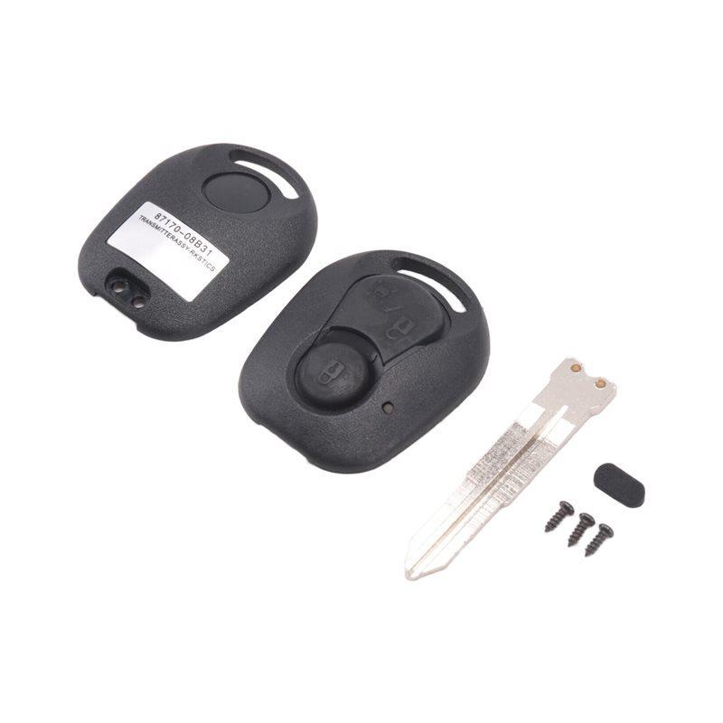 WO-2 Buttons Remote Key Shell For Ssangyong Actyon Kyron Rexton Uncut Blade Key Fob Cover Case Replacement