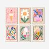 Colorful Flowers Minimalism Abstract Posters Wall Art Prints Decoration Canvas Painting Pictures Bedroom Living Room Decor Mural