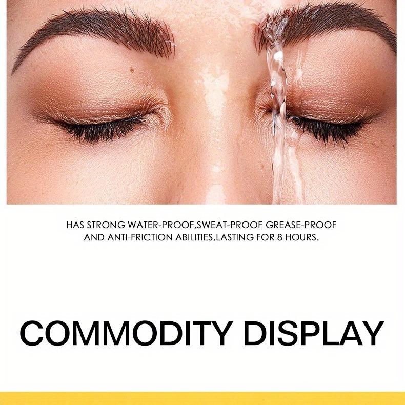 Eyebrow Styling Gel with A Brush Applicator, Strong-hold Eyebrow Gel, Clear Eyebrow Styling Gel—waterproof, Sweat-resistant, and Long-lasting