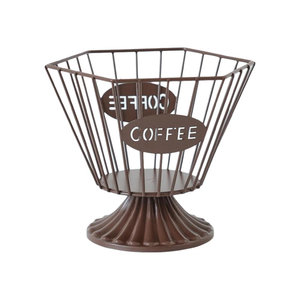 Kaffeepadhalter mit großer Kapazität für Küche, Büro, Barzubehör, Dekoration für Kaffeeliebhaber