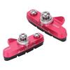 1 Pair Road Bike Brake Pads Folding Bicycle Brake Blocks Shoes Cycling AccessoriesRed