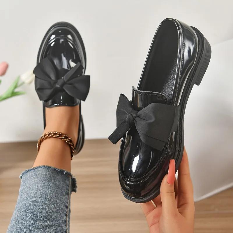 

Female Shoes On Sale Plus Size Women s High Heels Classics Office Career Pumps Women Bow Tie Round Toe Slip On Shoes Women 42 чорний