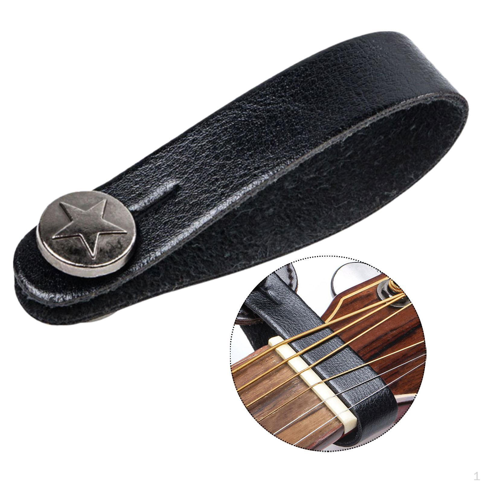 

Фиксатор для гитарного ремня на головке грифа, шейный галстук, легкий концертный аксессуар чёрный