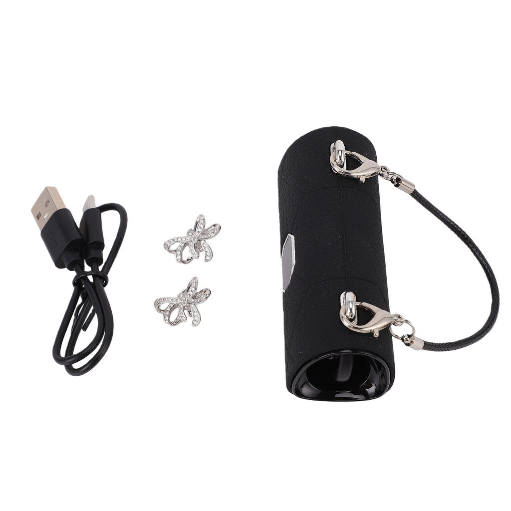 Clamp On Earbuds Bluetooth V6.0 Noise Cancelling Ear Clamp Earbuds with Unique Detachable Bow Earrings for Work Fitness