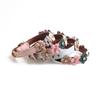1 Pcs Pet Dog Flower Rhinestone Collar Flower PU Chain Leather Small And Medium Chihuahua Pug Pet Supplies Cat And Dog Collar