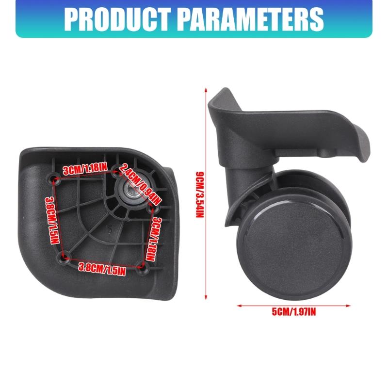 Double Wheel Replacement For Luggage Lightweight Yet Practical Y39 Suitcase Replacement Wheels For Travel