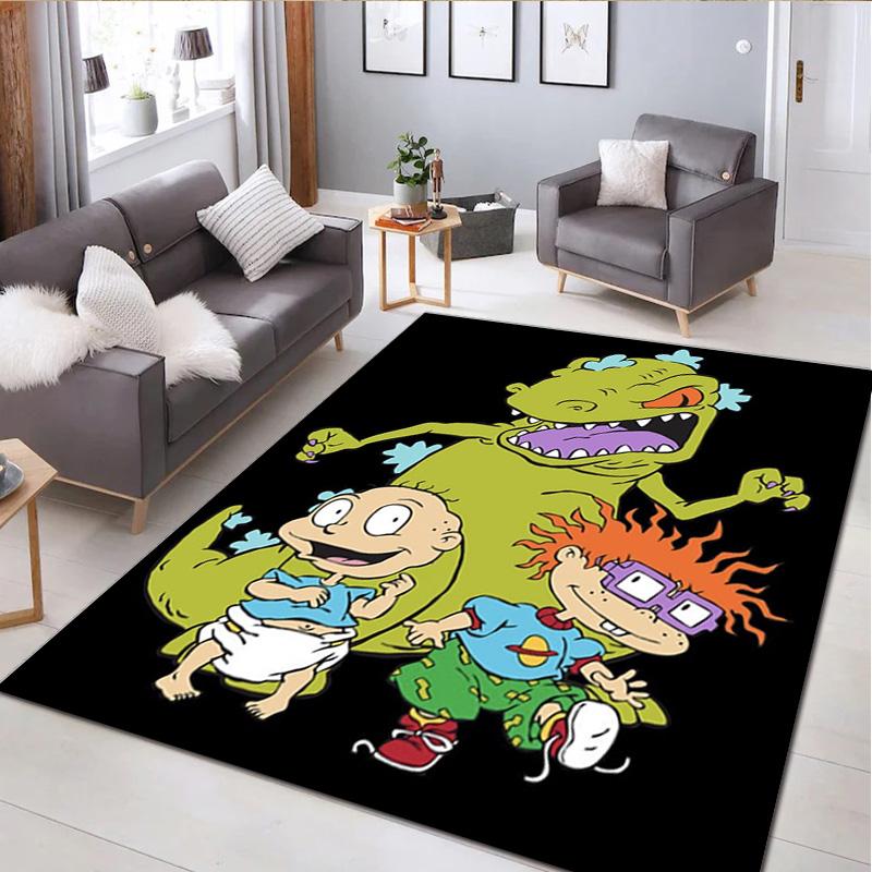 Monster Friends Carpet Office Decorative Carpet For Living Room Bedroom Door Mat Floor Rug Computer Chair Area Rug Perfect Holiday Gift