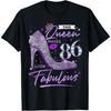 This Queen Makes 86 Looks Fabulous Shirt 86th Birthday Women T-Shirt(1)