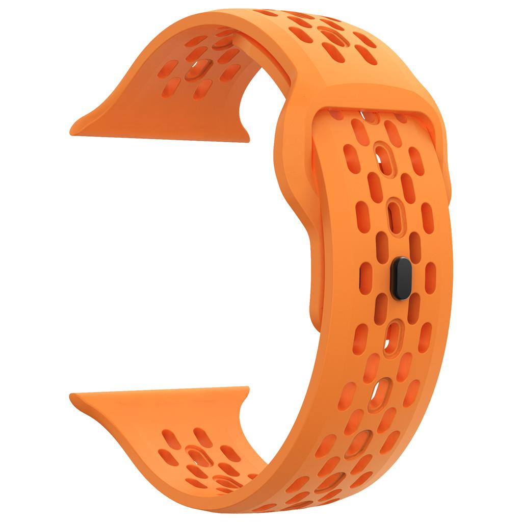 Hypoallergenic FKM Rubber Strap Premium Airflow Band for Apple Watch Ultra 3 2 49mm Sports Bands for Series 11 10 9 8 7 6 5 & SE
