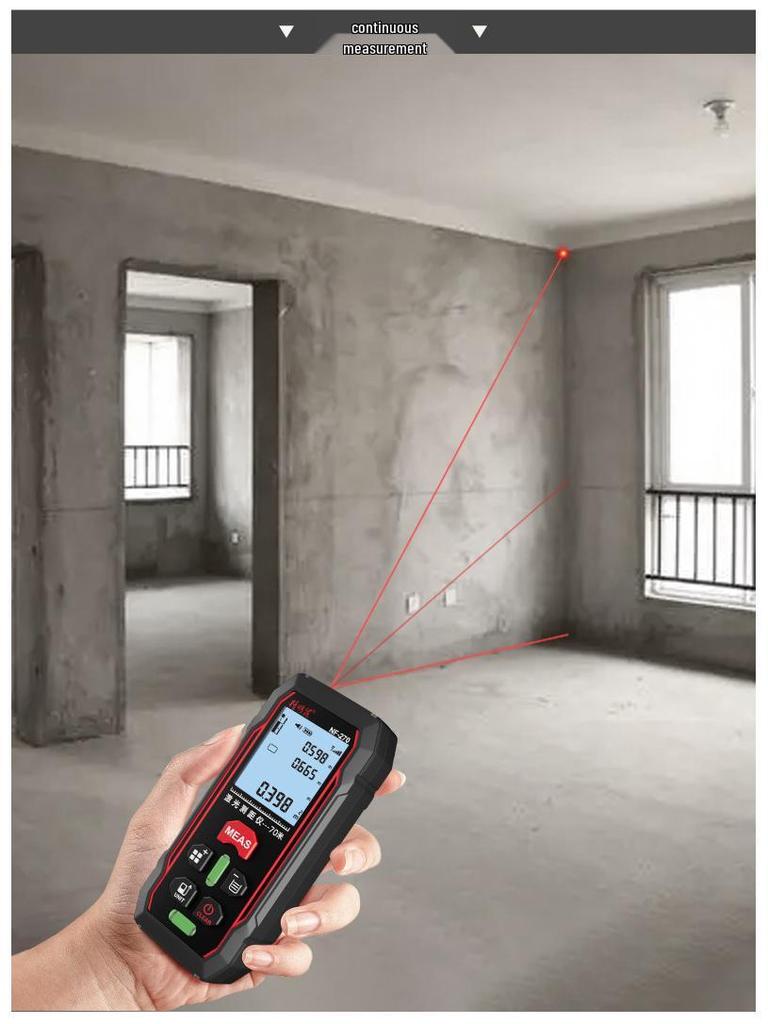 Smart Mouse NF-270 Handheld Red Light Laser Rangefinder Measuring Tool