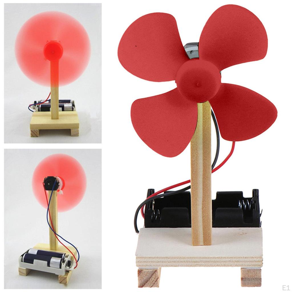 Kids' Children's Craft Fan Kits Science DIY Electric Model Kit