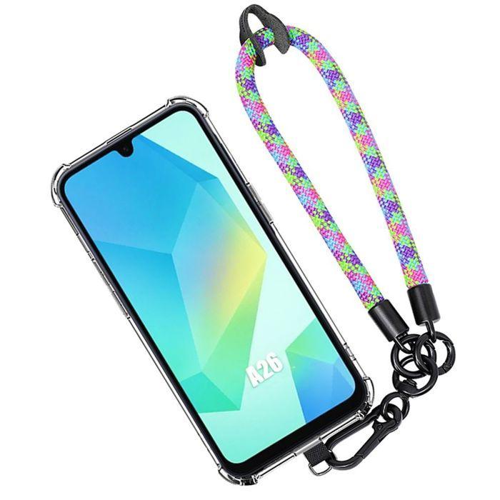 Coque de protection - BOOLING - Samsung Galaxy A26 5G - Antichoc - Multicolore - Bracelet détachable