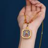 Tibetan Incense Pendant: Ash Medicine Mud Zhakiram Rope, Modern Chinese Style, Elegant Bestie Gift