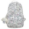 Trendy Cartoon Print Student Backpack: Lightweight, Stylish & Spacious