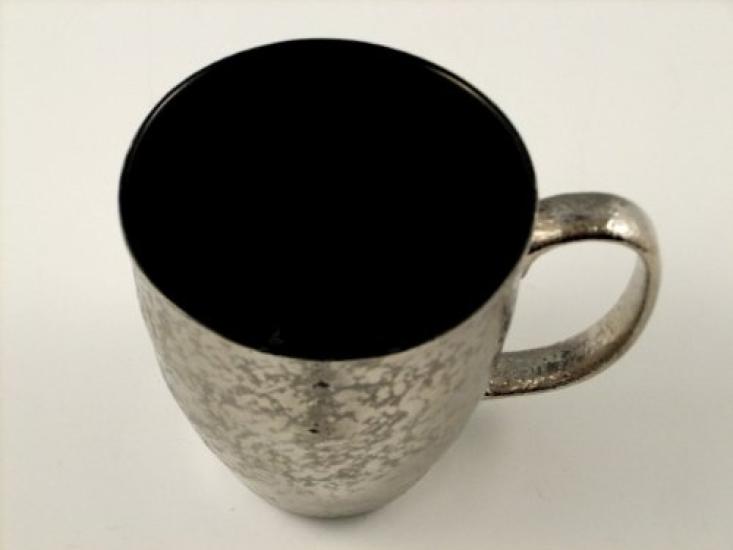 Arita ware Yagenji kiln Platinum dark glaze Pair mug 18639 dark/Gold