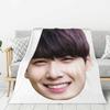Individuelle Sofadecke aus Fleece, 'True Beauty' Überwurf, Warme Flanelldecke, Hwang In Youp, Cha EunWoo Decken für Bett, Reise, Sofa, Steppdecke