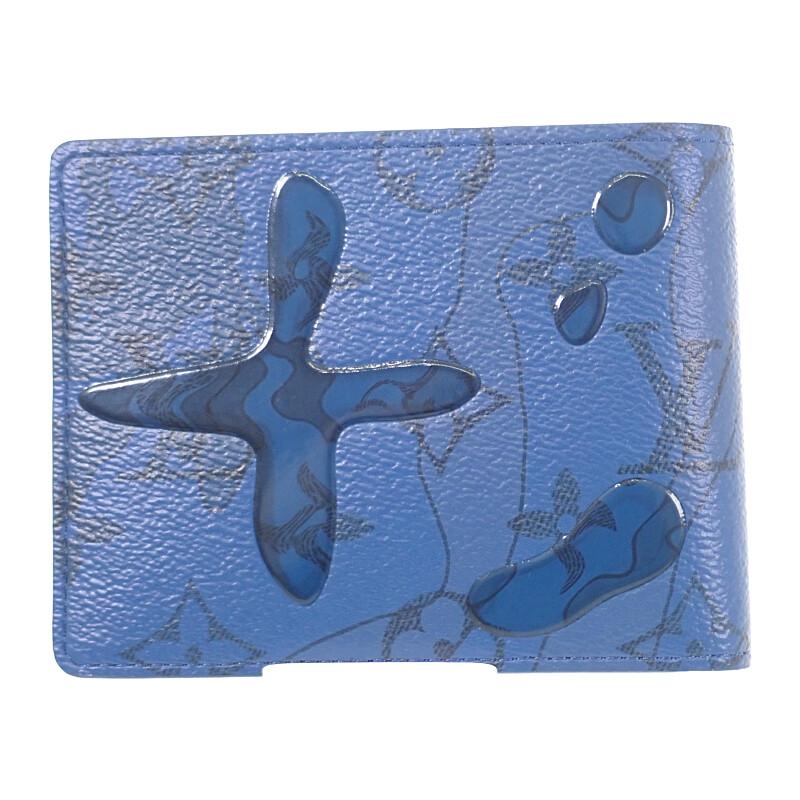 LOUIS VUITTON M82307 Bifold Wallet blue mens