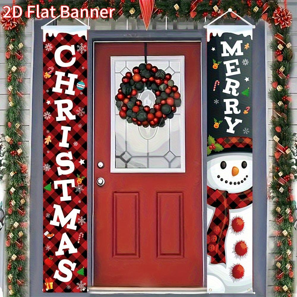 2pcs Christmas & Halloween Door Couplet #5047