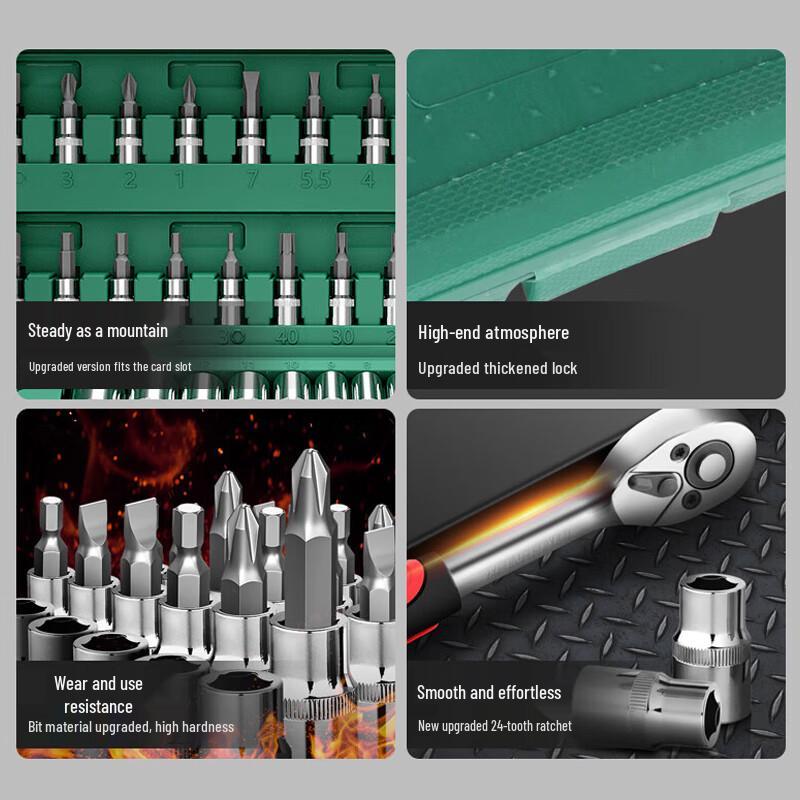 Upgraded 48-Piece Automotive Repair Tool Set