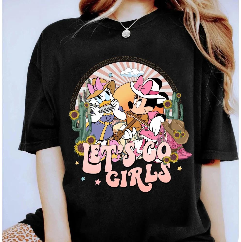 Minnie Daisy Cowgirls Shirts Bestie Unisex T Shirt S