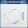 INFINAUTO Hub Centric Rings 72.56mm Inner to 73.1mm Outside Diameter Vehicle Wheel Hub Rings Aluminum Alloy 4pcs
