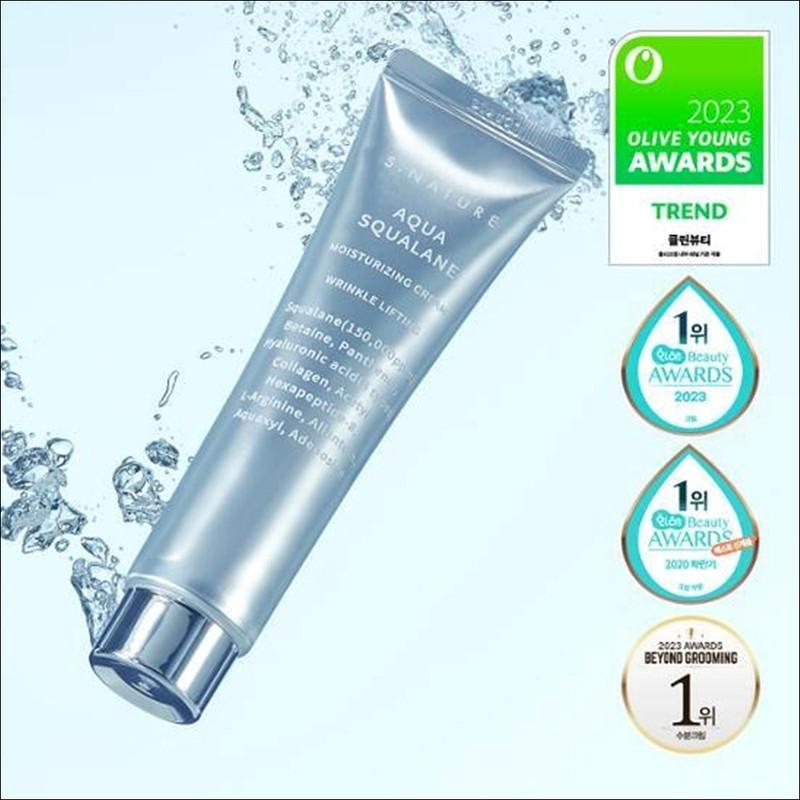 S NATURE AQUA SQUALANE Hydratační krém 60EA