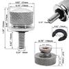 FOVPLUE Quick Release Fender Seat Hardware Kit 1/4" - 20